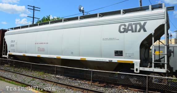 Car/wagon CGLX2332 left side / coté gauche